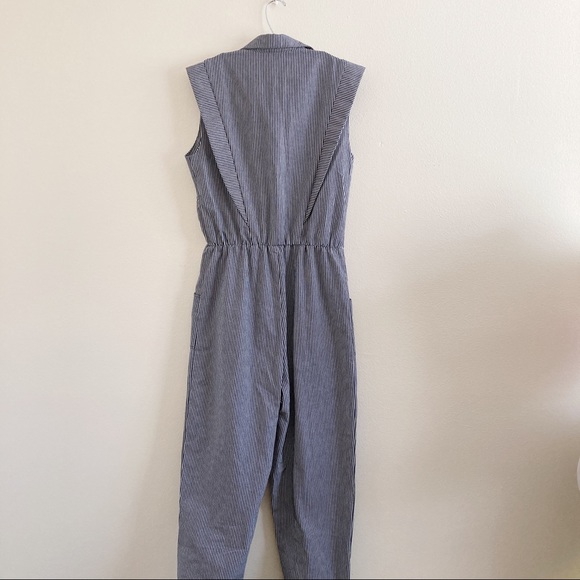SOLD Julia Railroad Stripe Jumpsuit - Picture 4 of 6